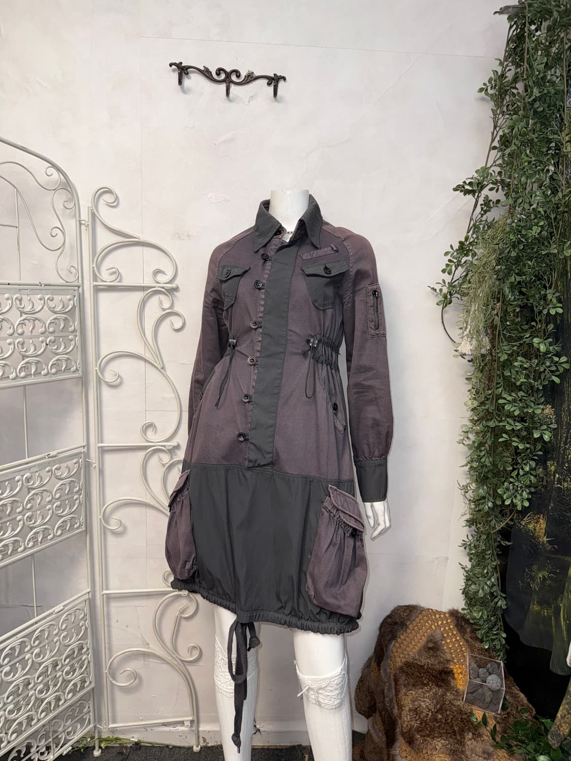 DIESEL purple shirring pocket ops 상품이미지9