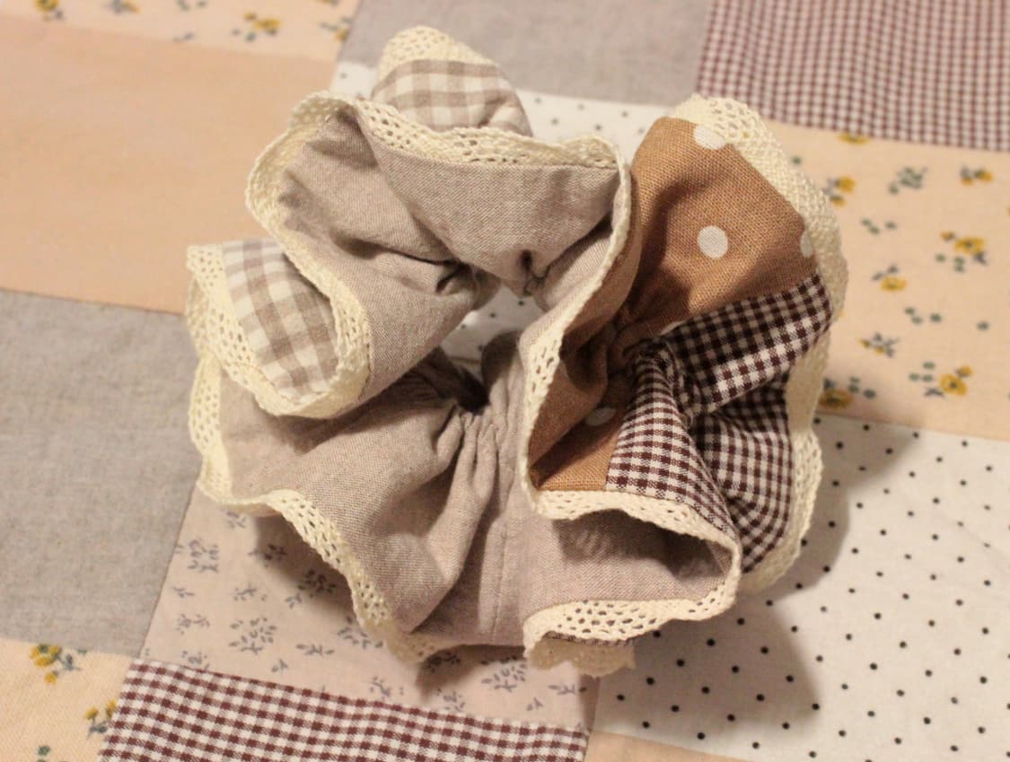 핸드메이드 레이스 스크런치  상품이미지9