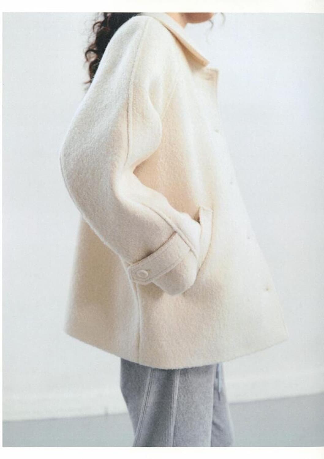 타낫 에토 알파카 하프코트 상품이미지6