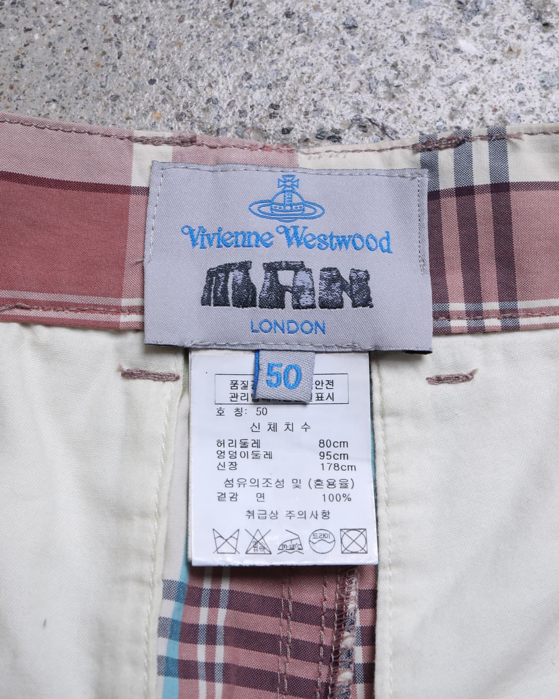 Vivienne 2000s Plaid Cargo Pants 상품이미지5