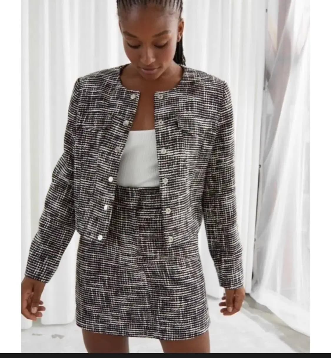 앤아더스토리즈 크롭 트위드 자켓 2 상품이미지2