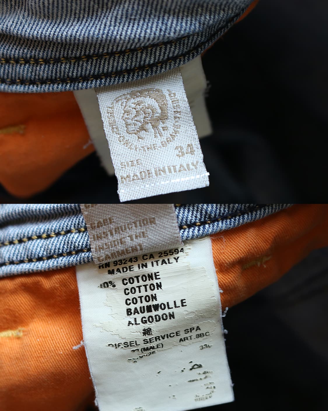 디젤 Zaf 부츠컷 데님 팬츠 상품이미지8