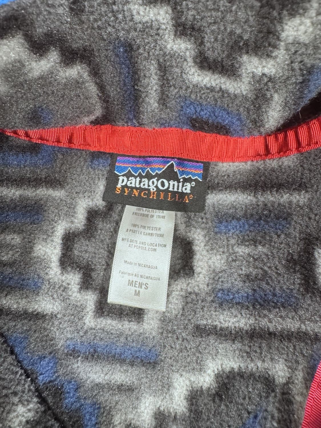 파타고니아 신칠라 스냅T 지오메트릭 패턴 플리스 상품이미지5