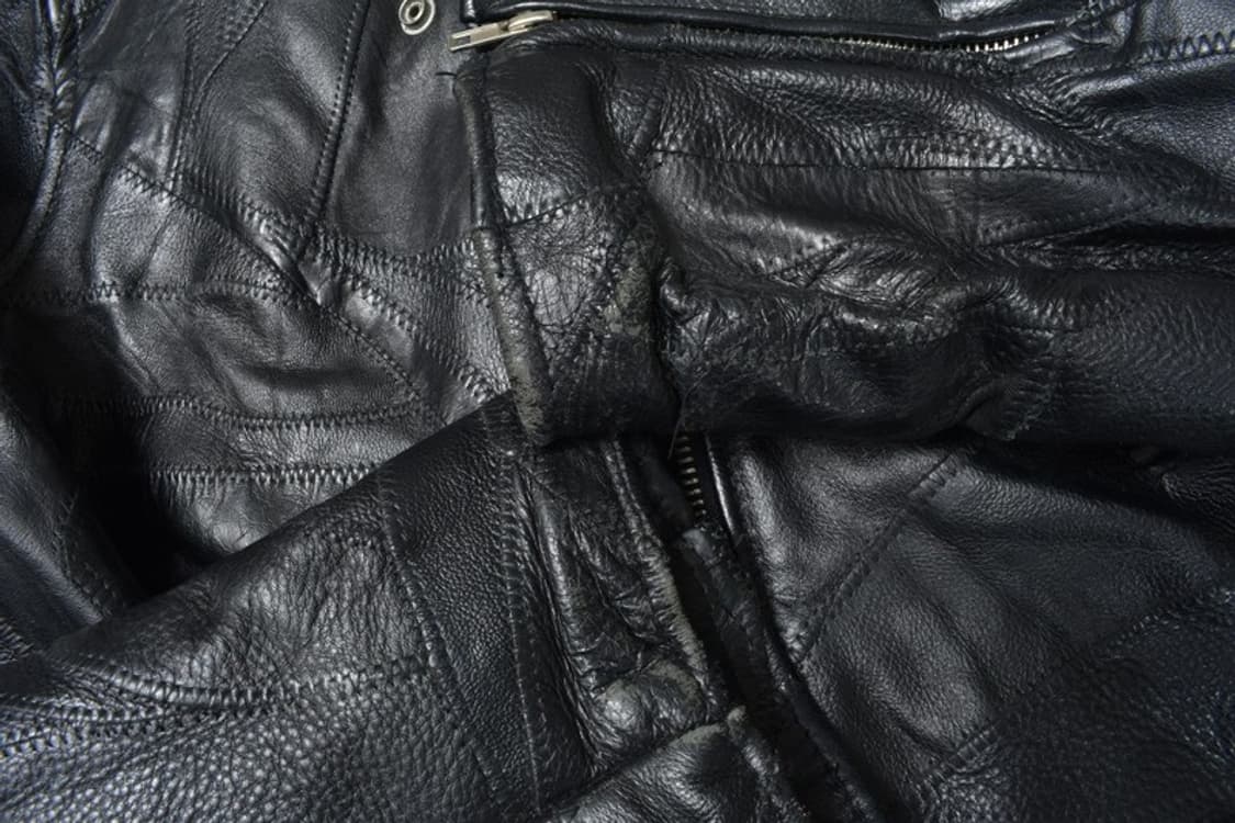 90S 버팔로 가죽 라이더 자켓 N1160 상품이미지7