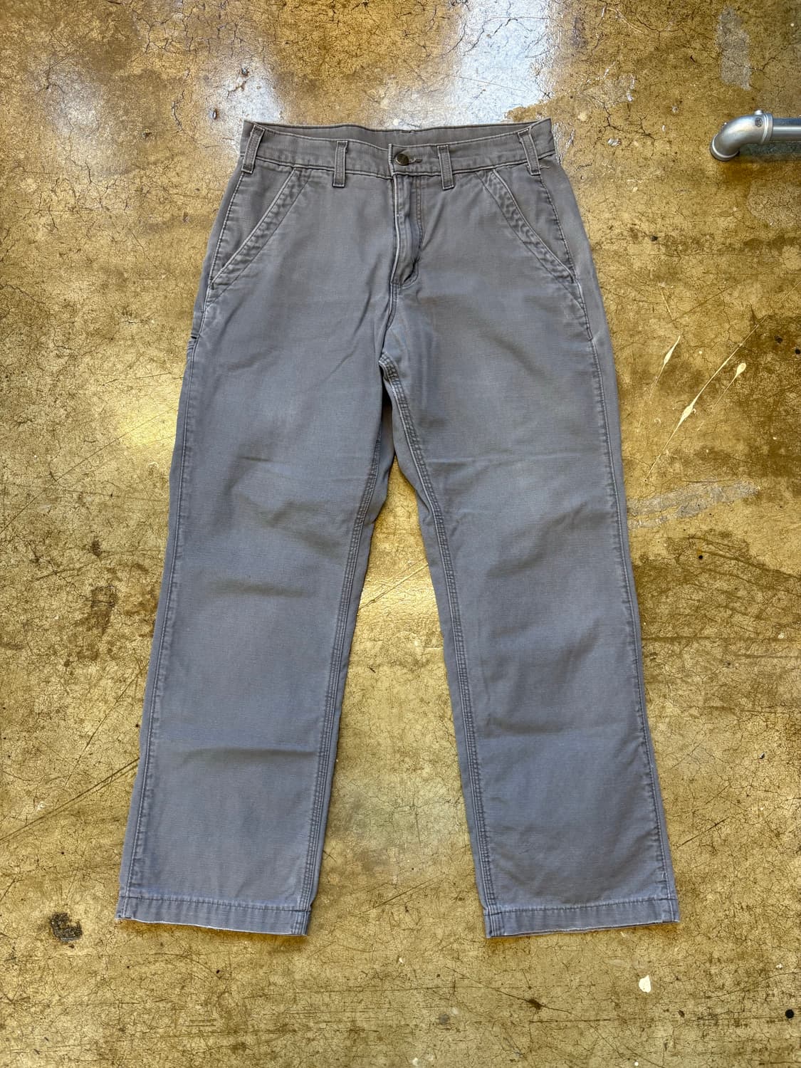 Carhartt 빈티지 그레이 워크팬츠 상품이미지1