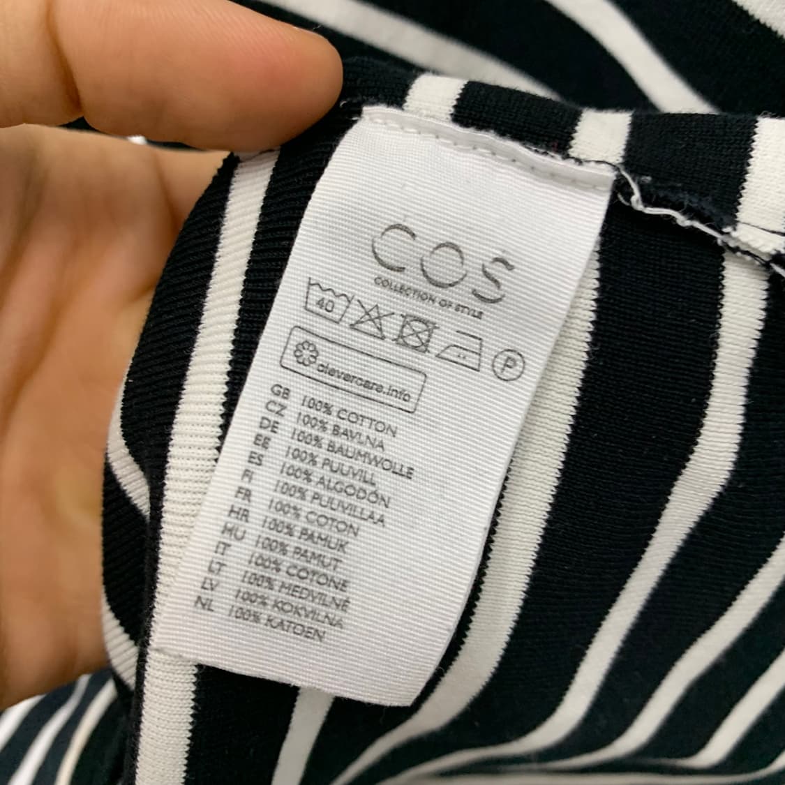 코스 스트라이프 롱슬리브 상품이미지4