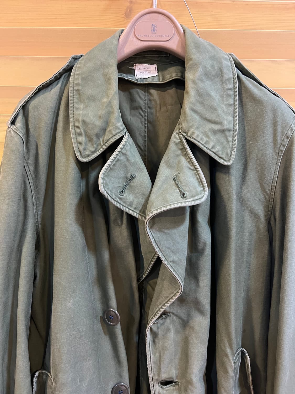 빈티지밀리터리 카키 필드코트 워크자켓 상품이미지1