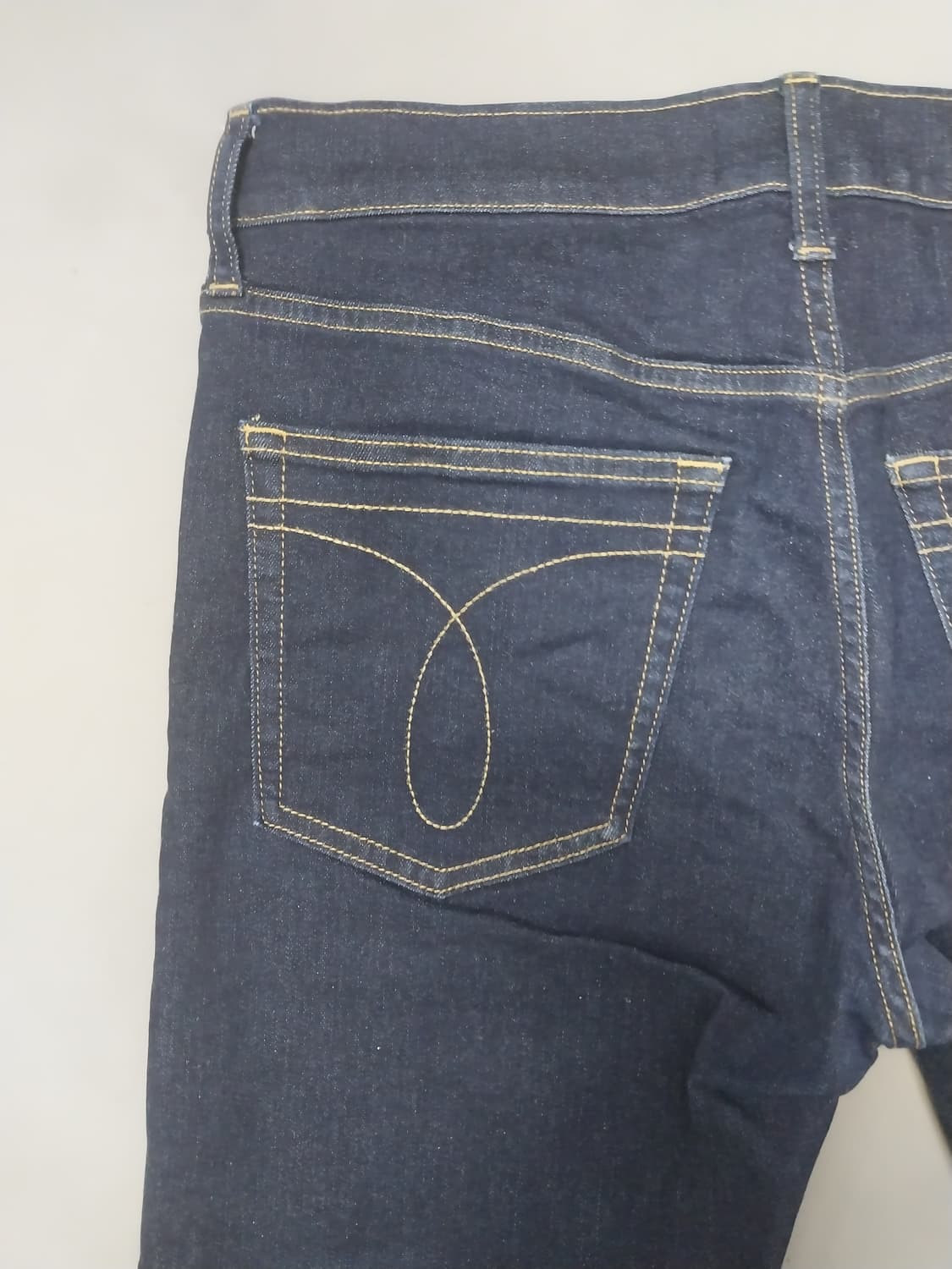 [32] 캘빈클라인 진스 진청 무지 슬림진 청바지 상품이미지8