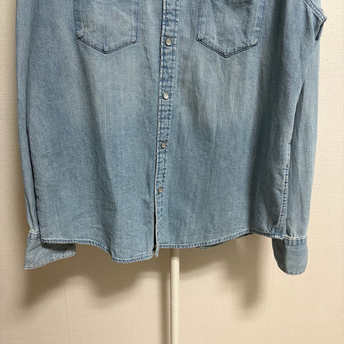 리바이스 웨스턴 데님 셔츠 / 연청, L 상품이미지3