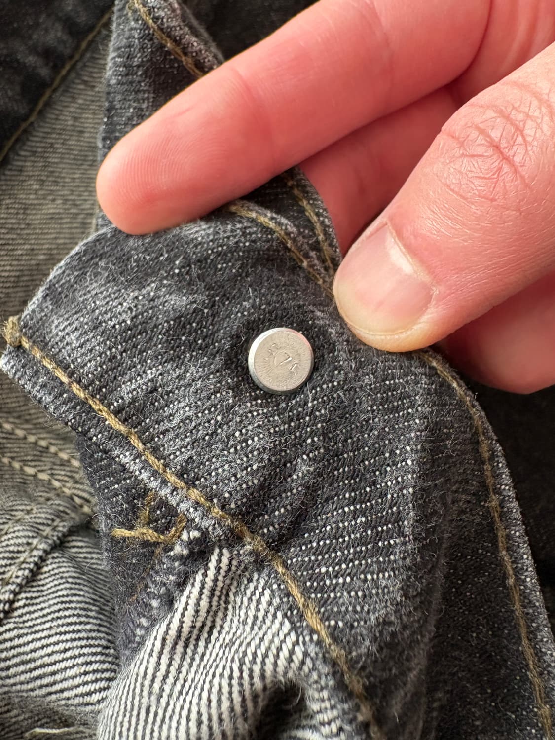 90s 리바이스 517 흑청블랙진 made in usa 상품이미지6