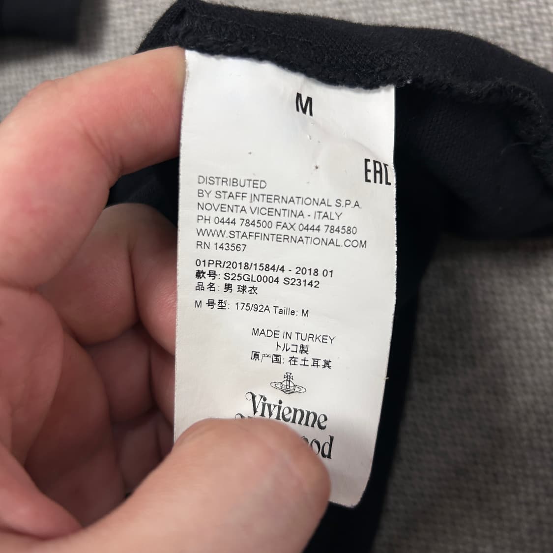 비비안웨스트우드 ORB 로고 카라티(M) 상품이미지3