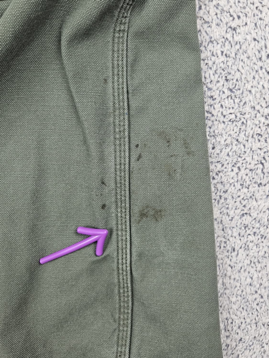 칼하트 헤비 플란넬 안감 워크 셔츠 자켓 ( M ) / 10274 상품이미지5