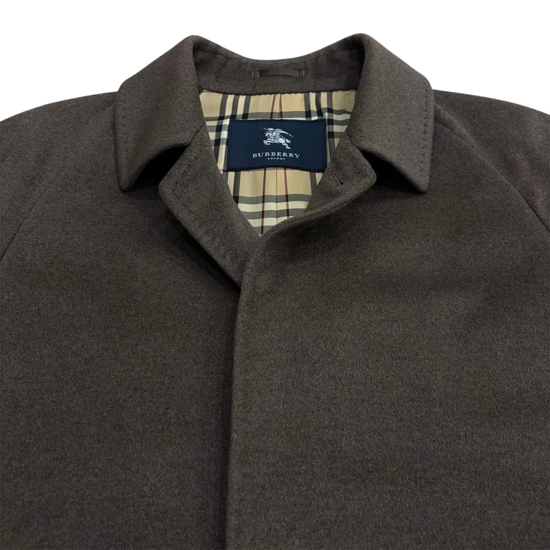 버버리 캐시미어 앙고라 울 브라운 코트 m 실측 남성 100 L 정도 상품이미지3