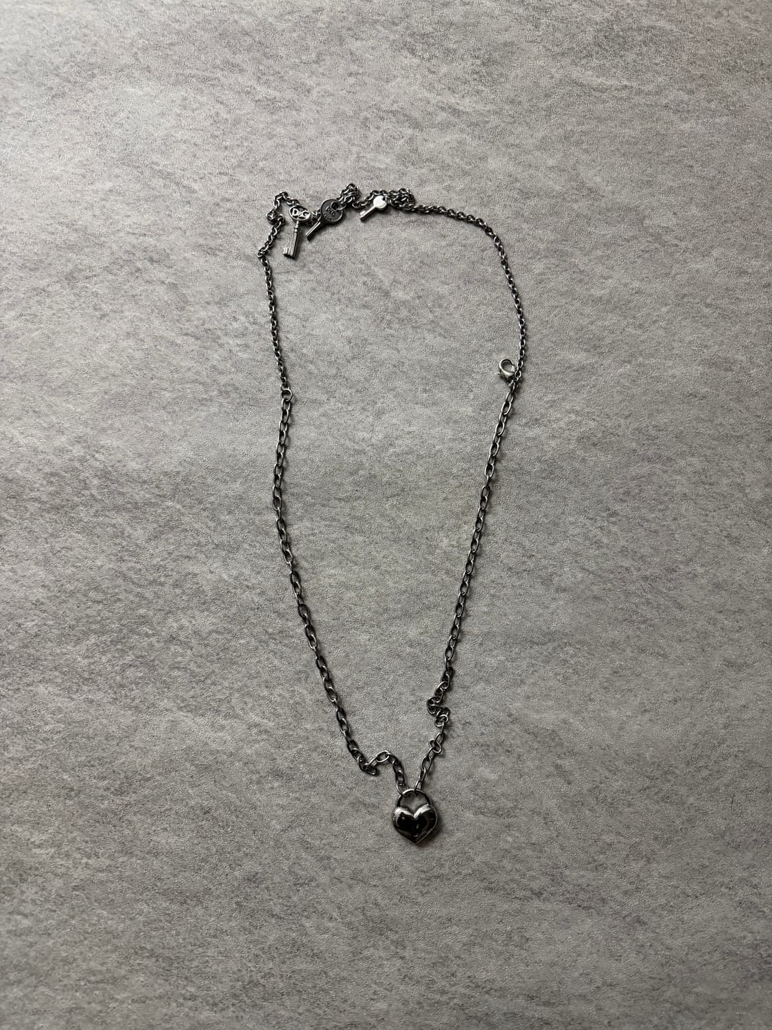 D&G 돌체앤가바나 하트 락체인 넥레이스 상품이미지1