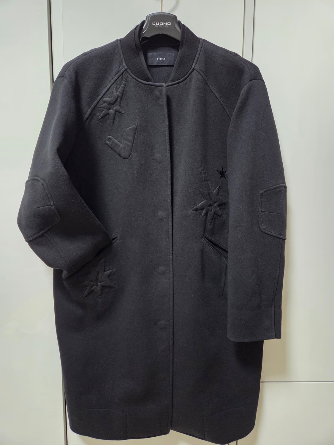 시스템 자수패치 항공 코트 상품이미지1