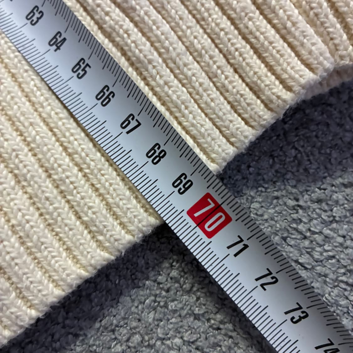 폴로 꽈배기니트 아이보리 100 상품이미지9
