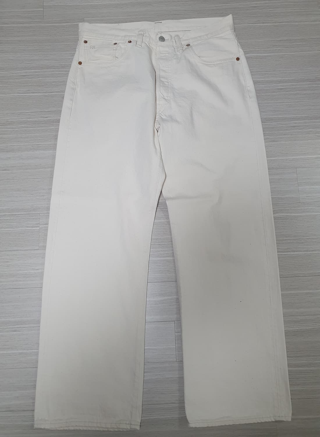 RRL 더블알엘 빈티지 파이브 포켓 에크루 33-34 택사이즈 36x32 상품이미지1