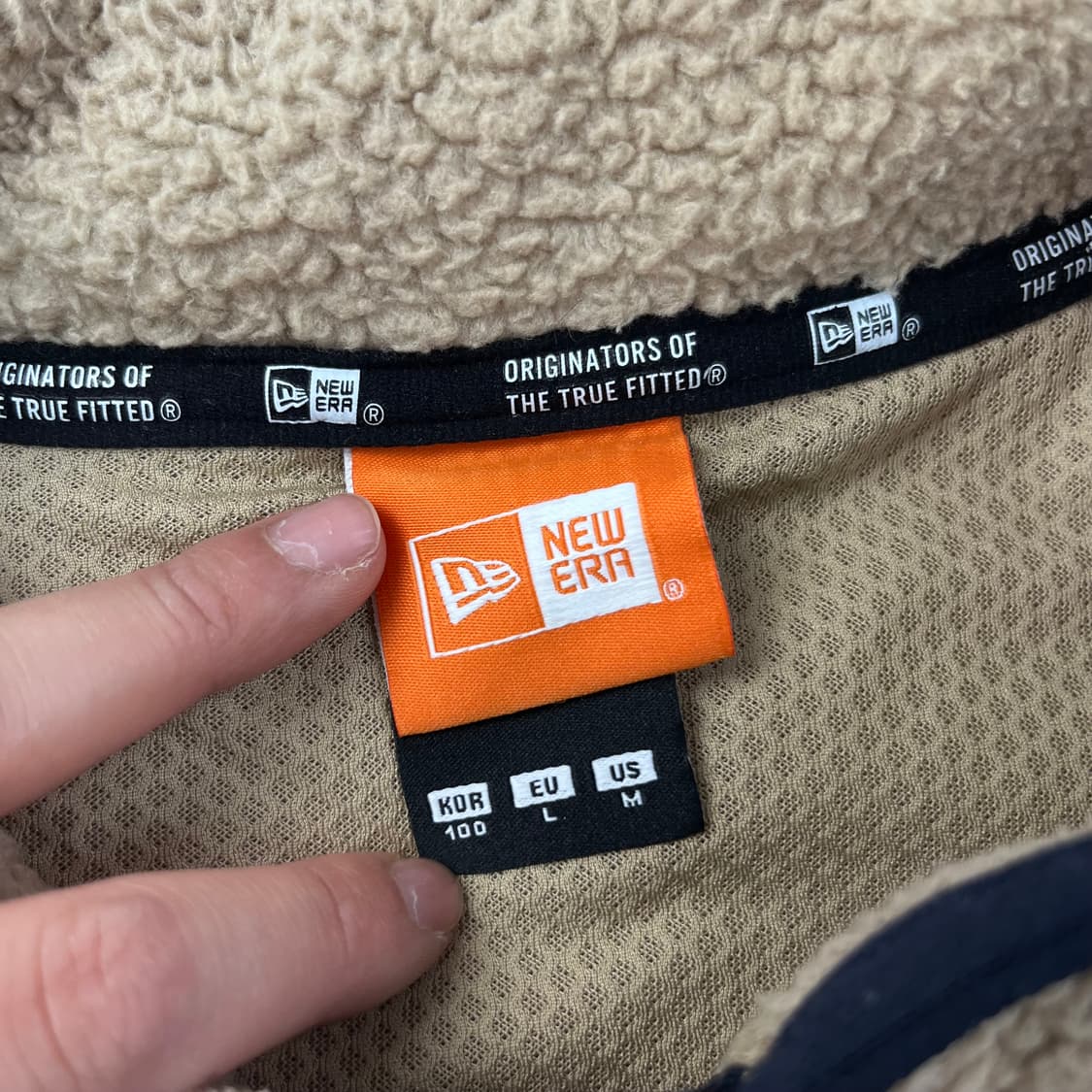 100 뉴에라 양털 플리스 자켓 상품이미지3