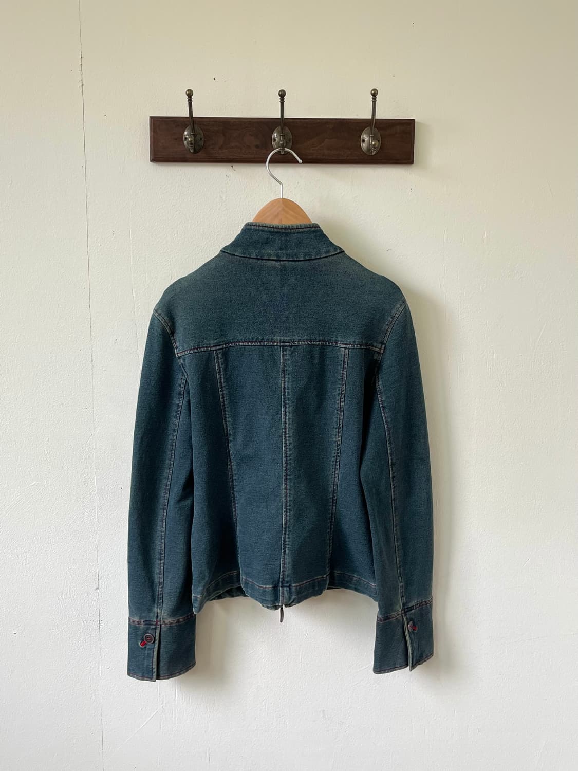 fou foret 스티치 데님 자켓 상품이미지3