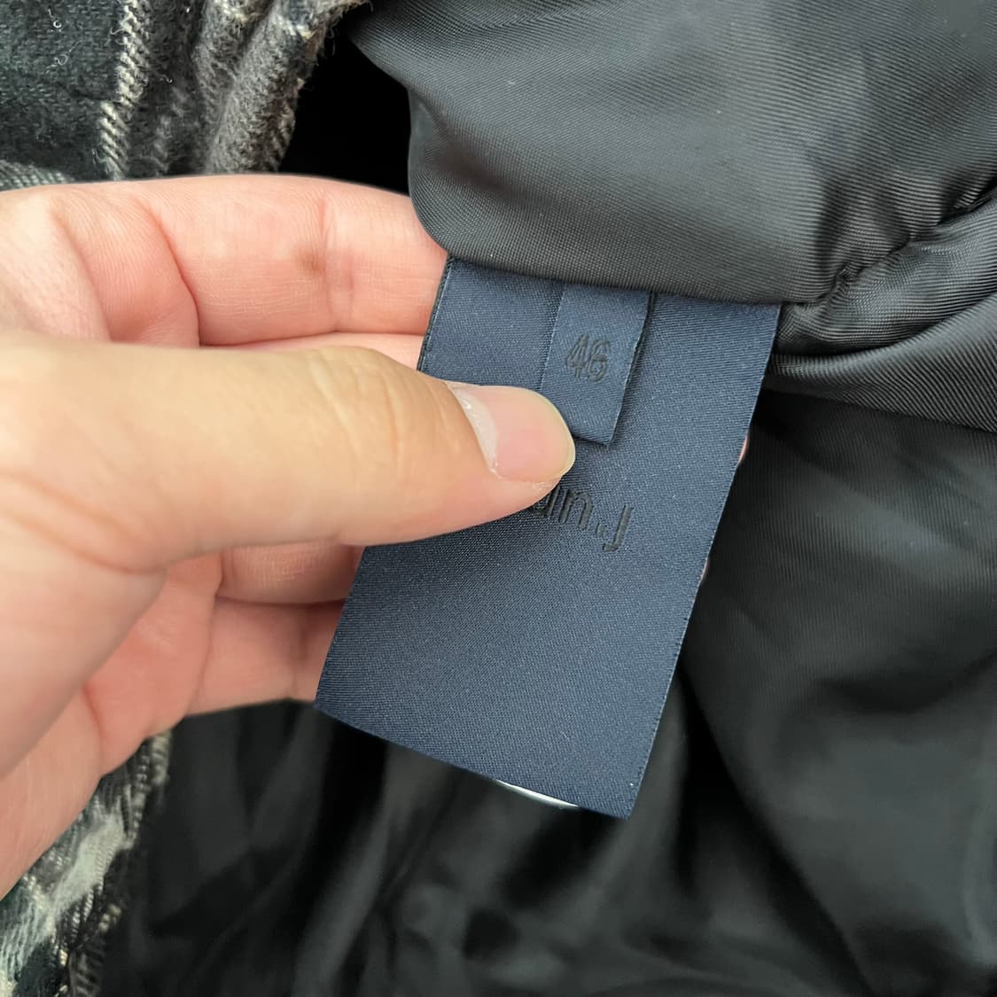 JUUN.J 준지 24FW 후디 레이어 체크 셔츠 상품이미지6