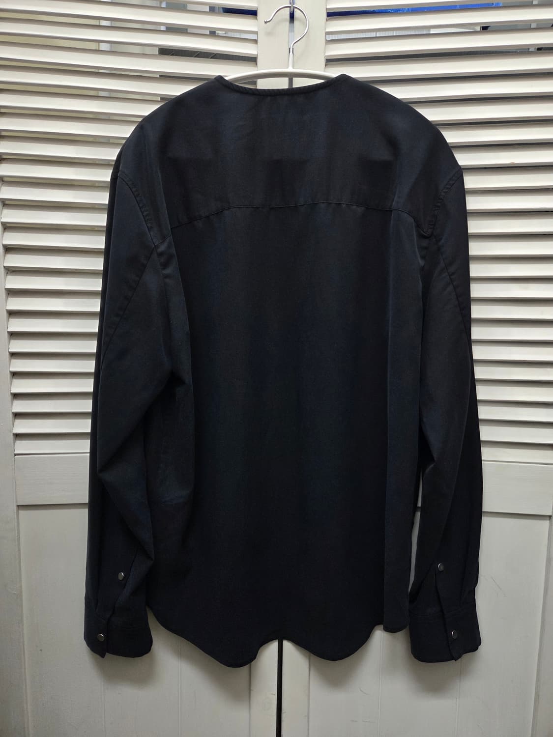 솔리드옴므 노카라 집업 자켓 상품이미지4