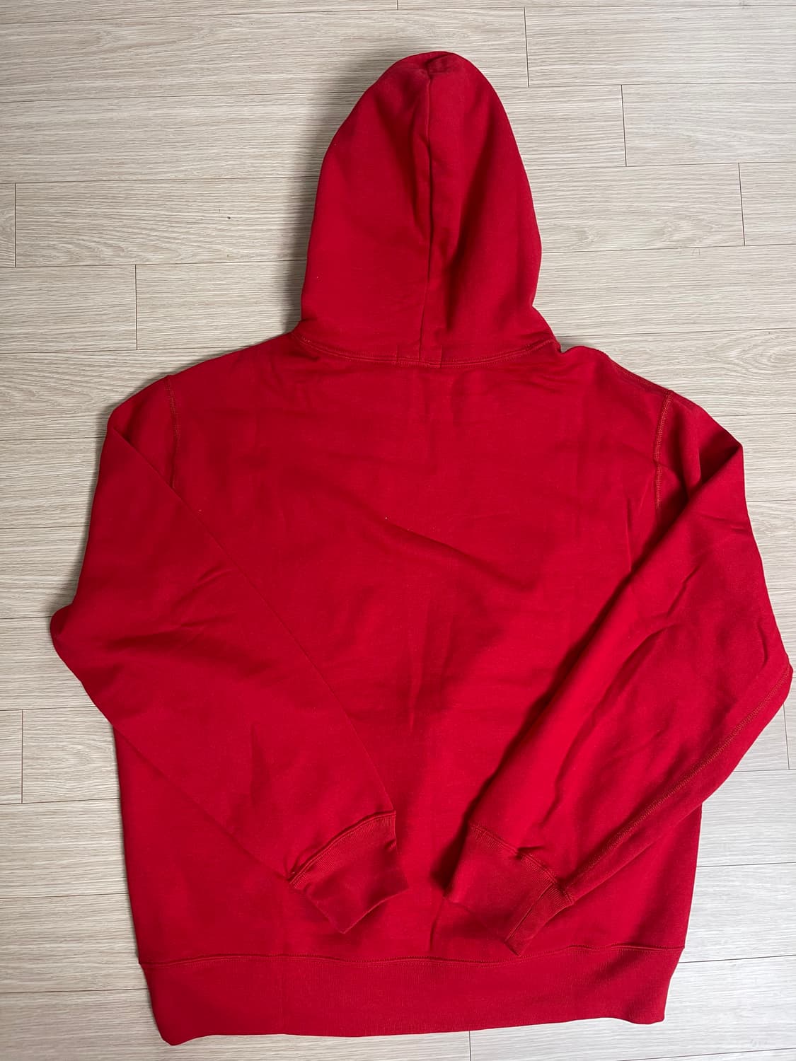 폴로 랄프로렌 레드 후드티 상품이미지3