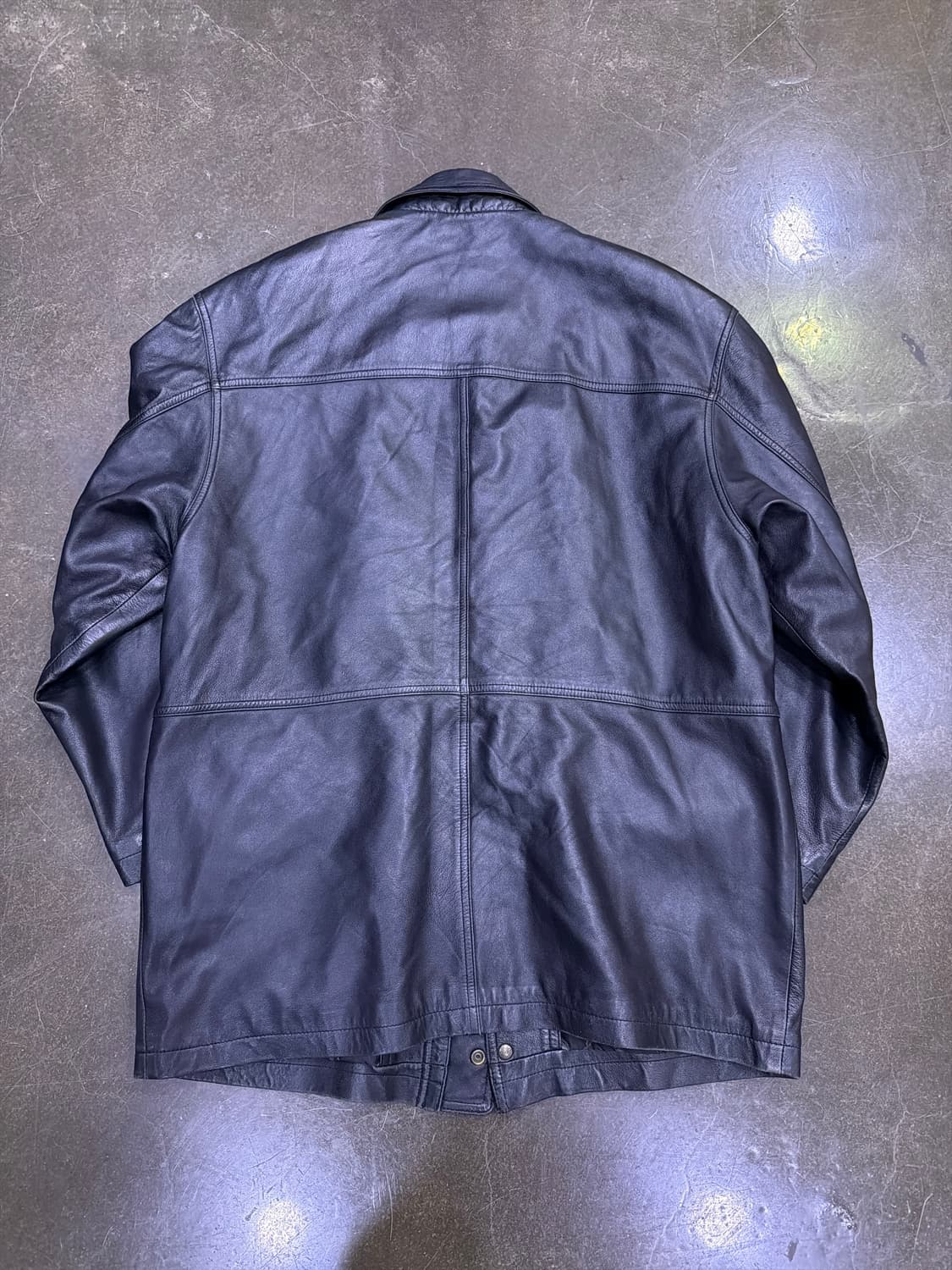 인디언 빈티지 양가죽 사파리 봄버 레더자켓 105 상품이미지2