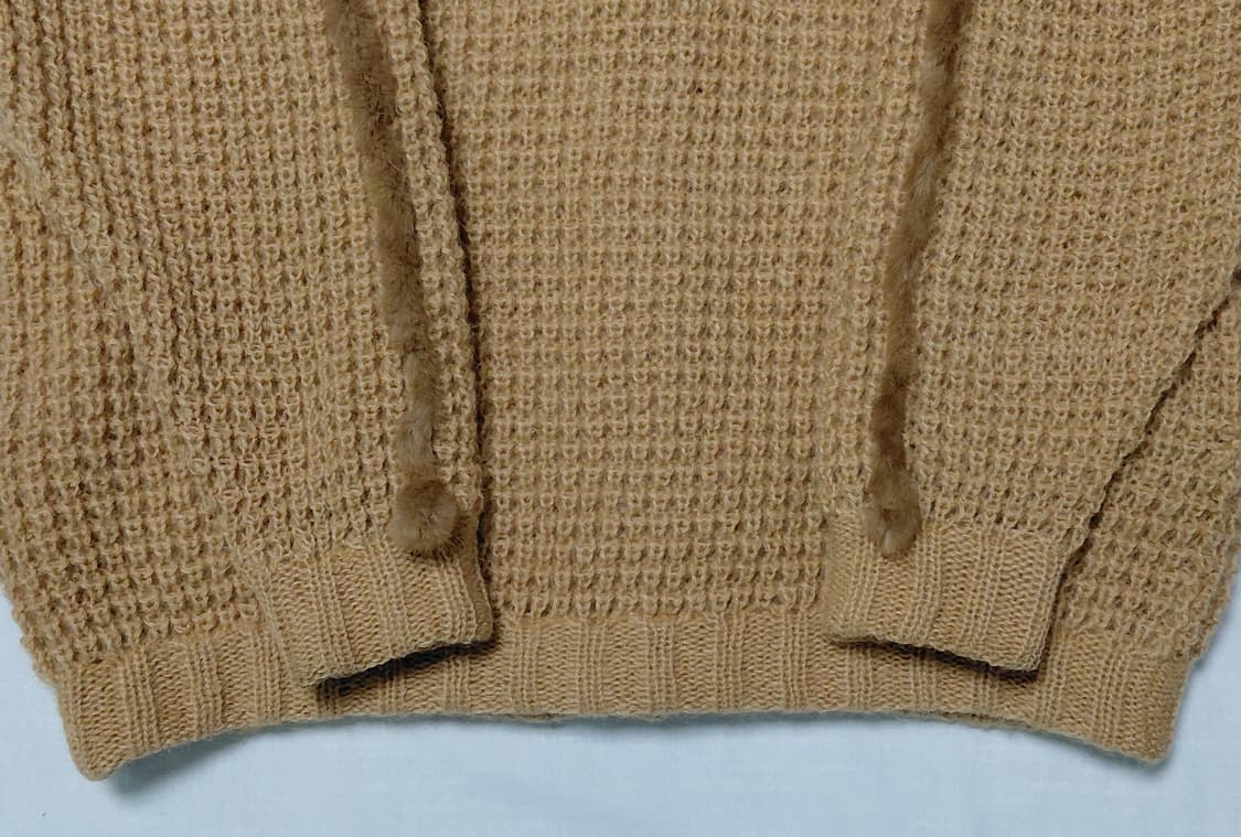 이탈리아 란체티(LANCETTI) 리얼 퍼 트리밍 울 가디건 상품이미지9