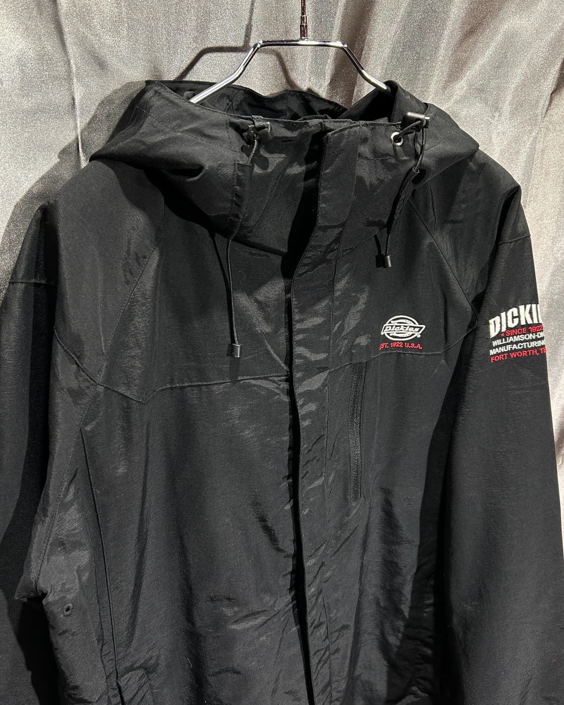 L 디키즈 심볼로고 블랙 후디 바람막이 상품이미지4