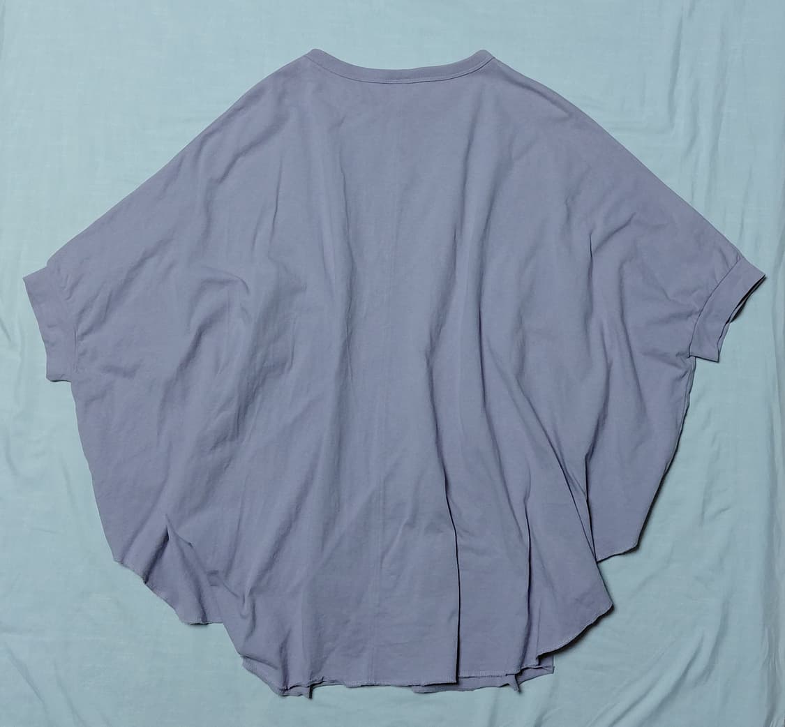 [L] 컨버스(CONVERSE) 가오리핏 티셔츠 라벤더 상품이미지8
