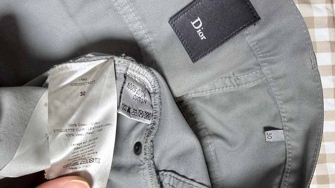 Dior Homme kva 블랙 코팅 진 30 상품이미지7