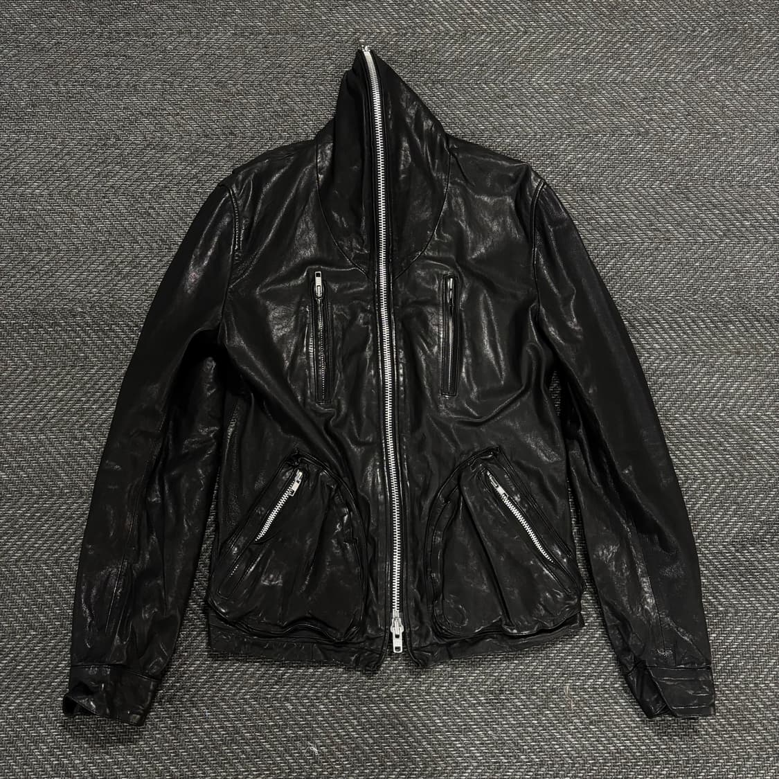 Vegetables sheepskin full zipper jacket 상품이미지2