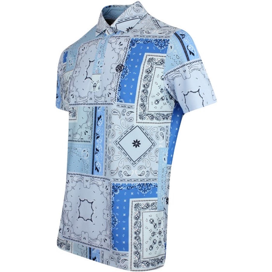 지포어 남성 반다나 테크 피케 폴로 반팔 셔츠 상품이미지2