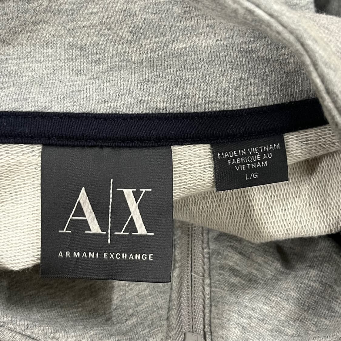 [정품/L] 아르마니 익스체인지 그레이 집업 b12 상품이미지5