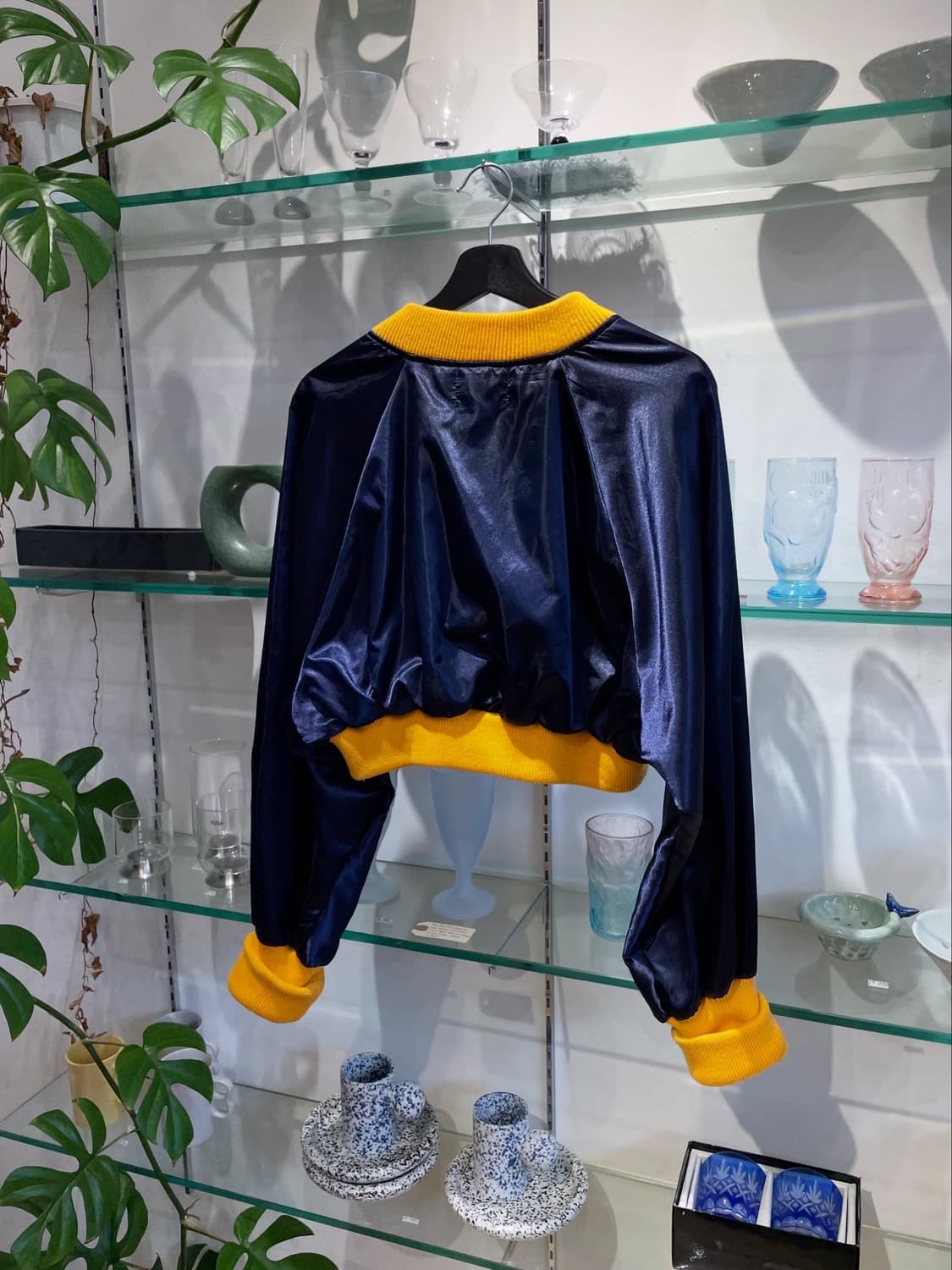 77CIRCA satin cropped jacke 상품이미지5