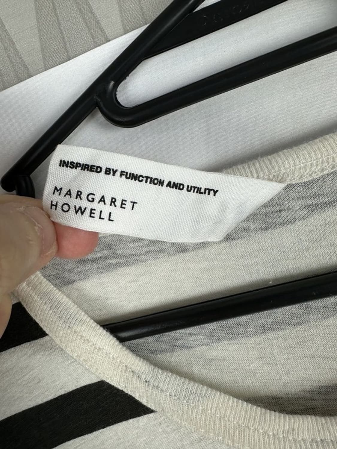 [S] MARGARET HOWELL 마가렛호웰 스트라이프 긴팔티 상품이미지4