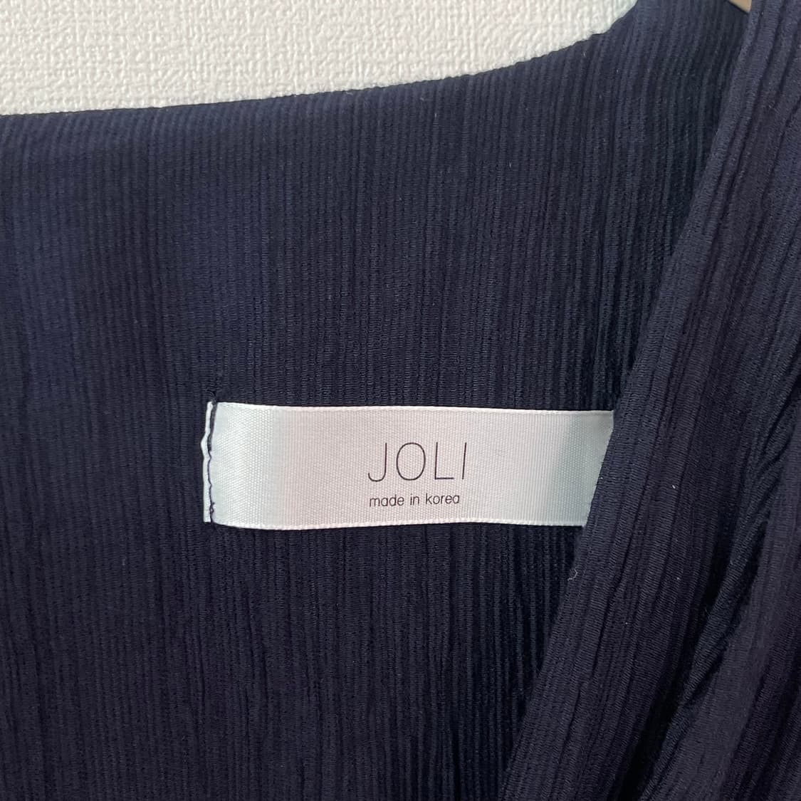 JOLI 네이비 골지 랩 원피스 상품이미지8