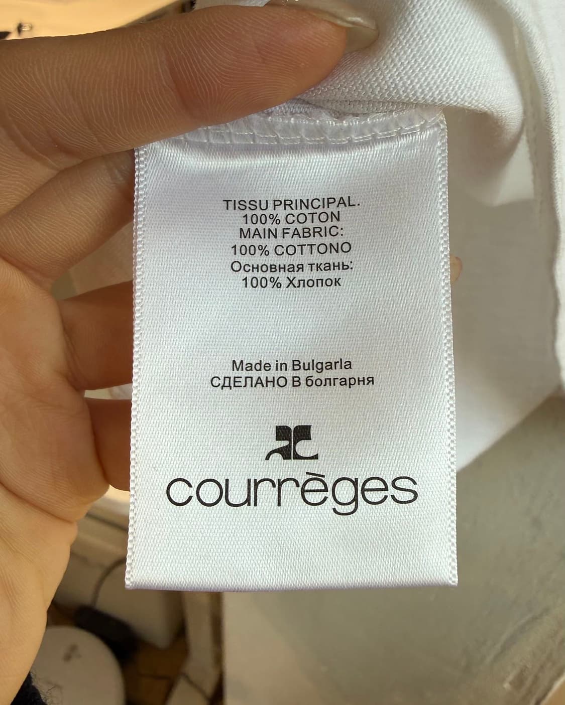 쿠레쥬 시그니처 콘트라스트 링거 하프티  상품이미지9