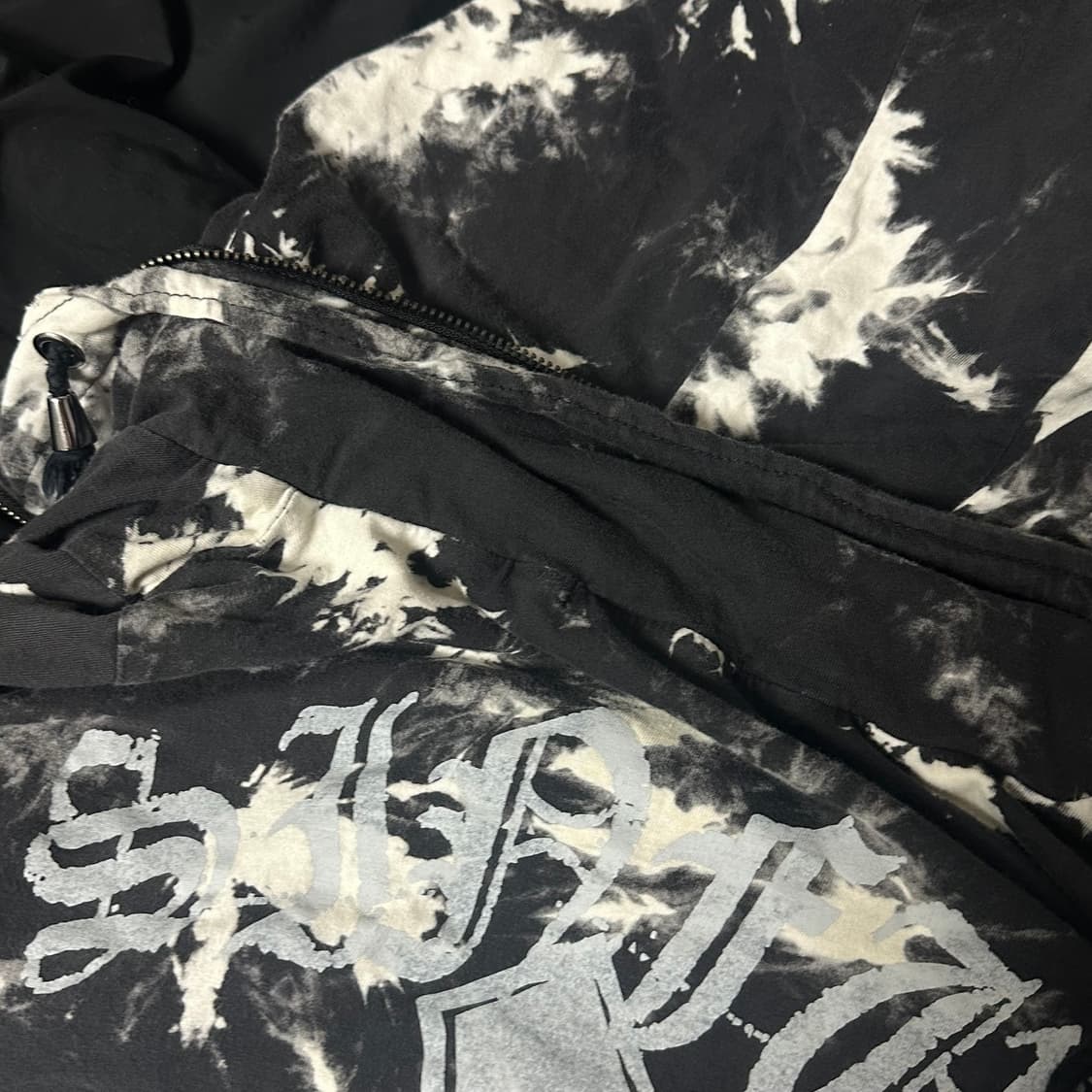 빈티지 십자가 후드집업 상품이미지3