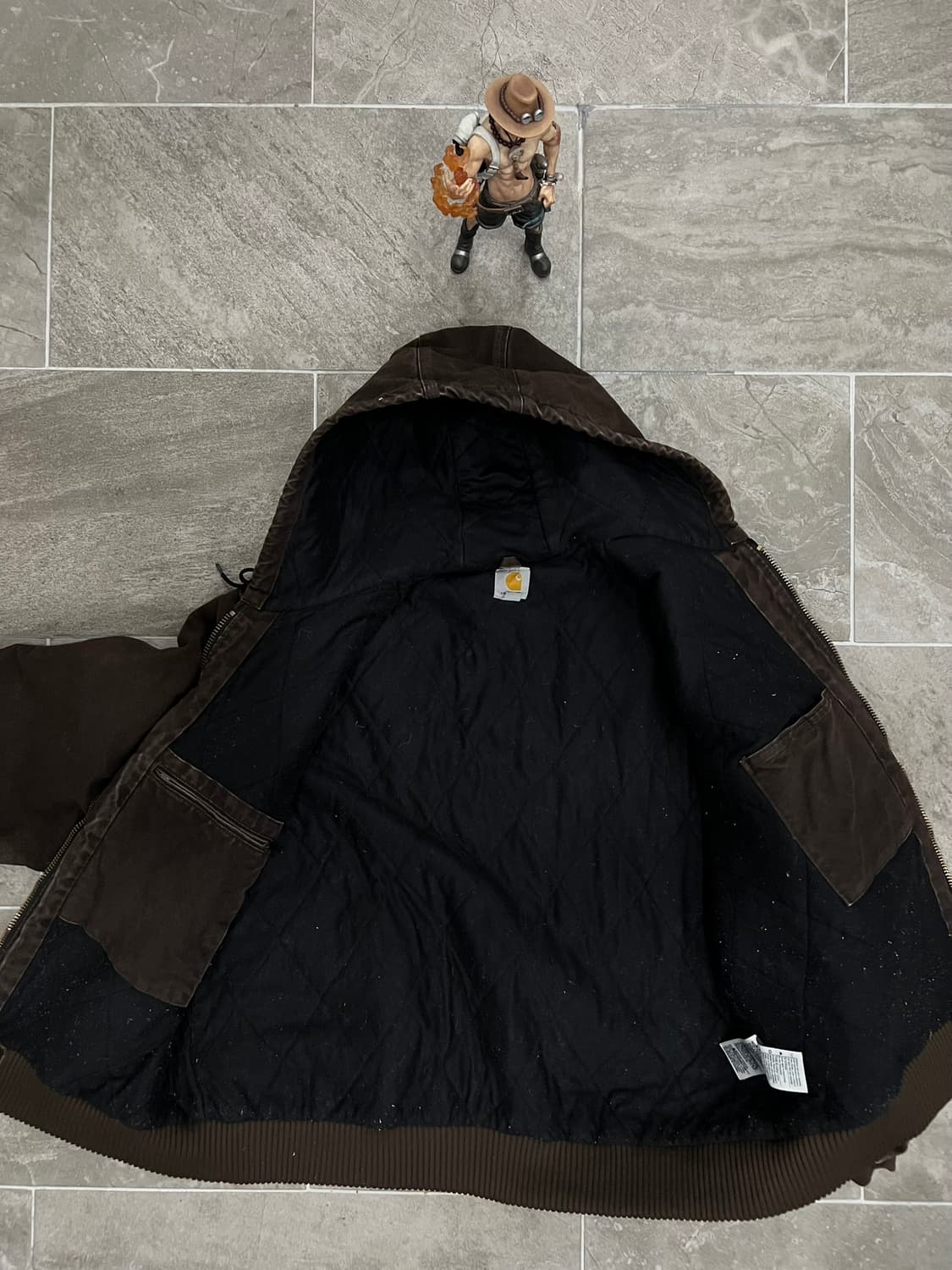 (XL) 칼하트 덕 액티브 후드자켓 J130 DKB 다크브라운 상품이미지3