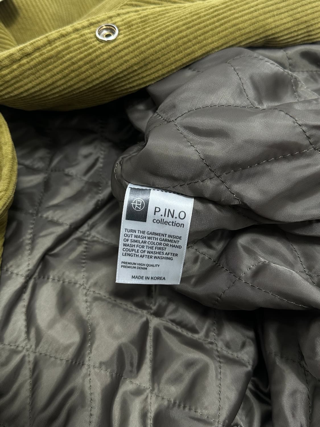 PINO 코듀로이 바시티 누빔 점퍼 상품이미지9