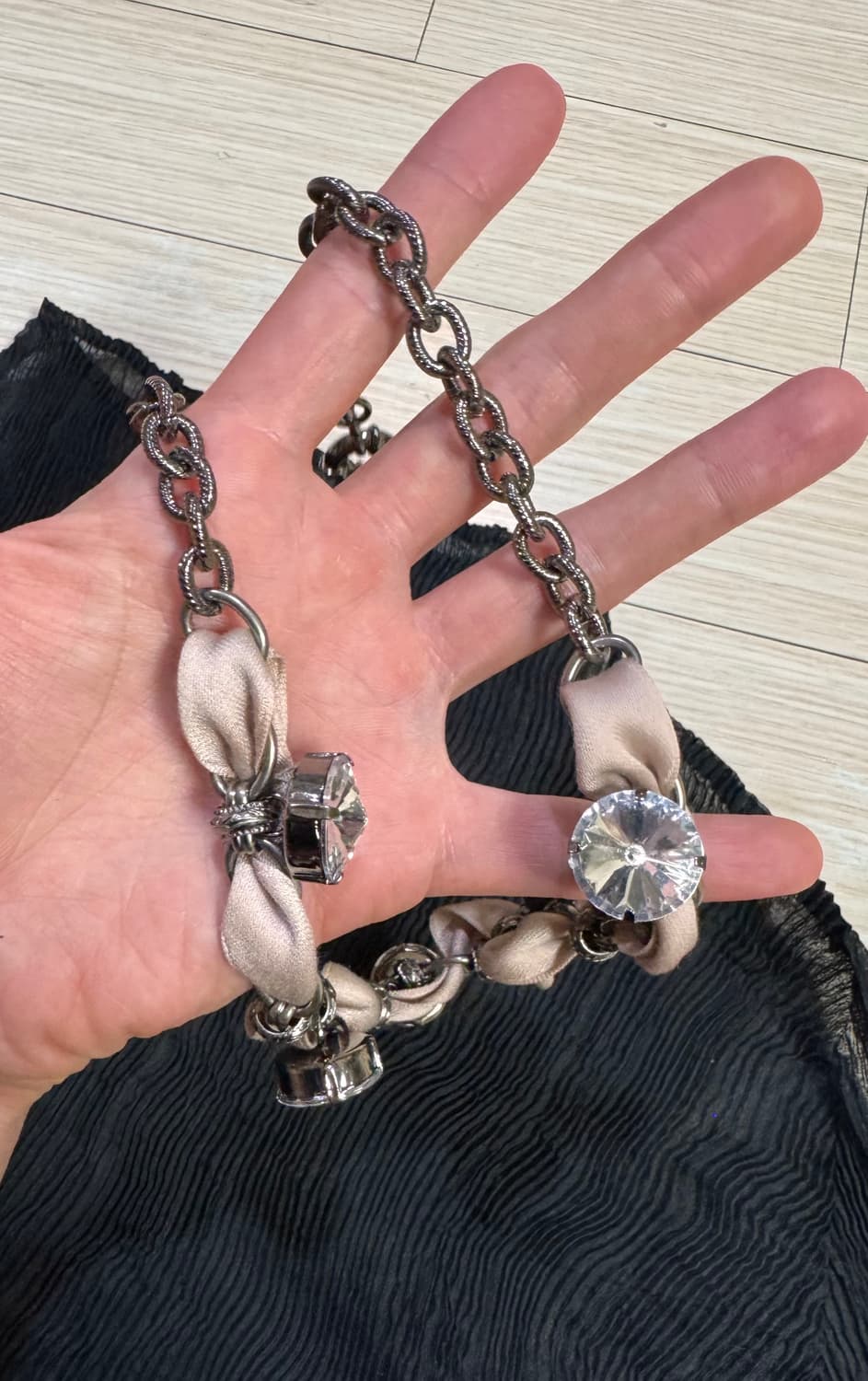 새상품 브랜드 크리스탈 네크리스 목걸이 / 마인 또는 제이크루 jcrew 상품이미지8