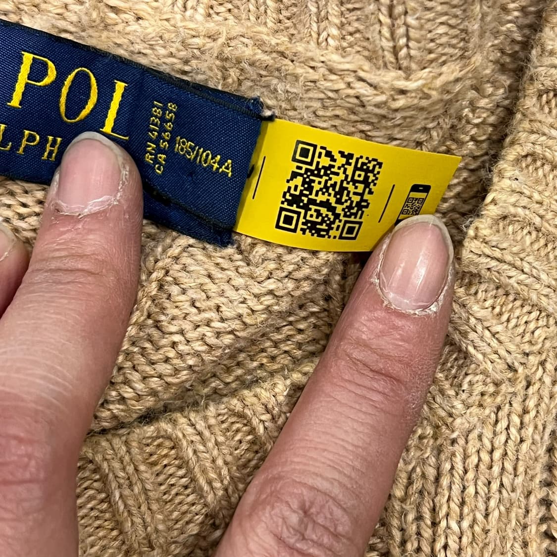 폴로 랄프로렌 꽈배기니트 s08614 상품이미지7