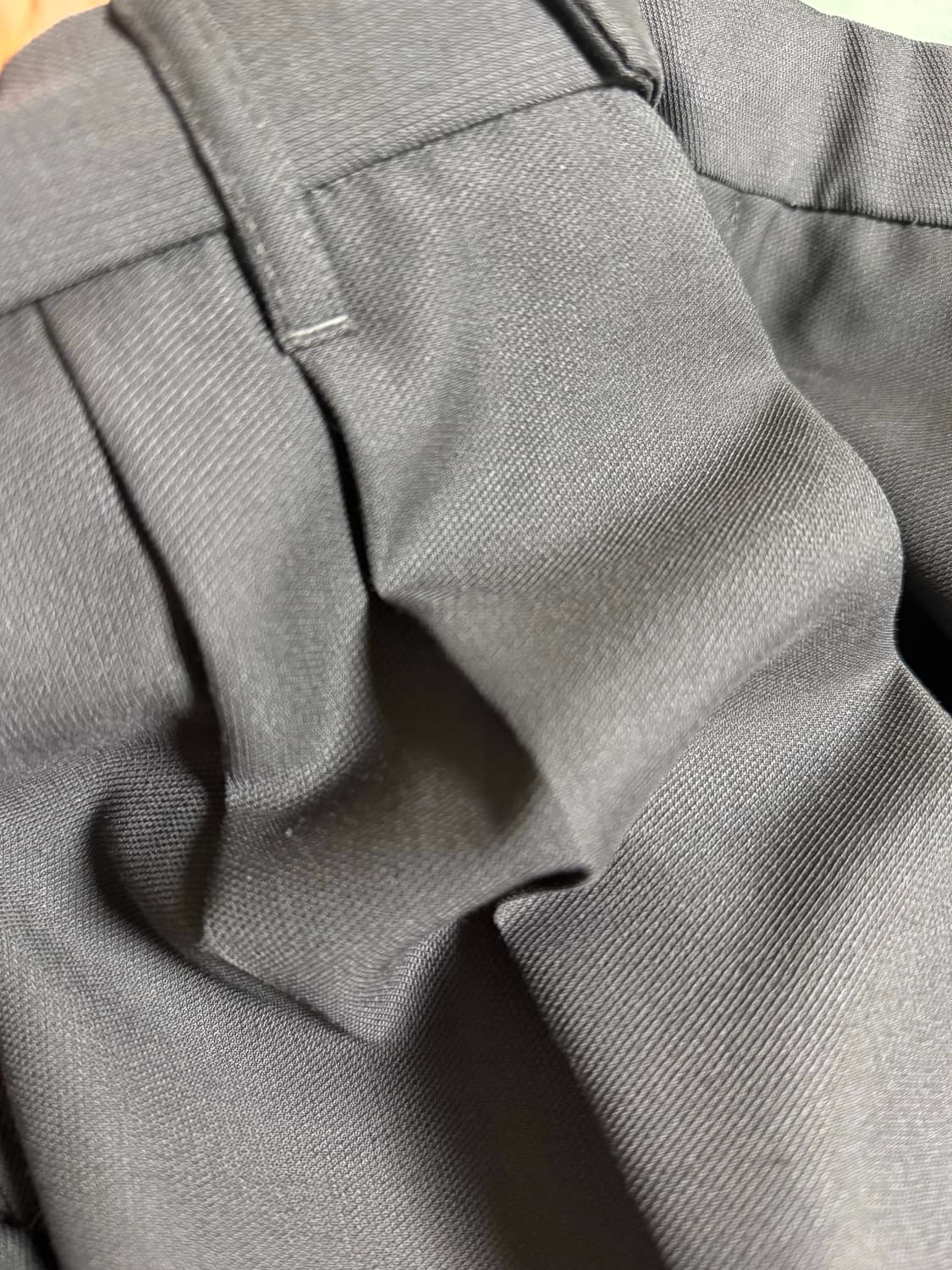 mfpen 클래식 트라우저 블랙 트로피컬 울 M사이즈 상품이미지5