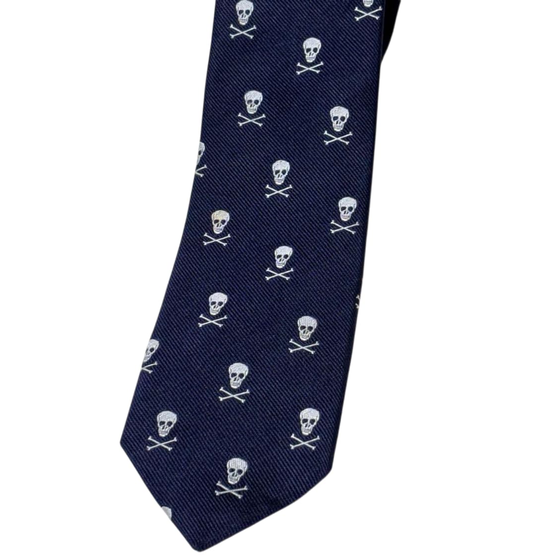 드레익스 바니즈뉴욕 콜라보 스컬패턴 실크 넥타이 상품이미지4