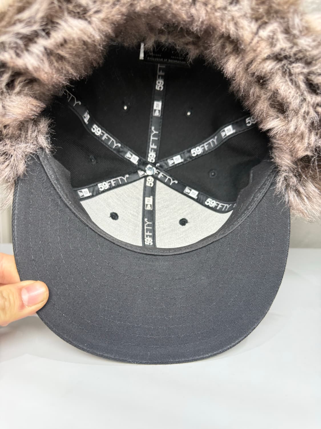 언더커버x뉴에라 no sir 플랩캡 군밤 퍼 모자 상품이미지7