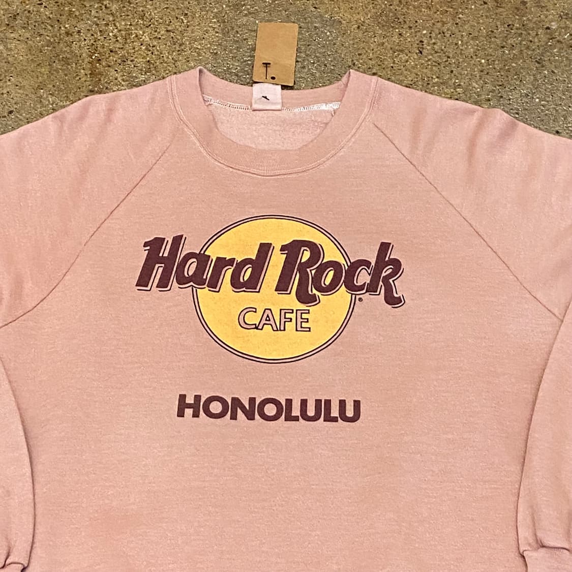 90s Made in USA 미국 빈티지 하드락카페 호놀룰루 맨투맨 상품이미지2