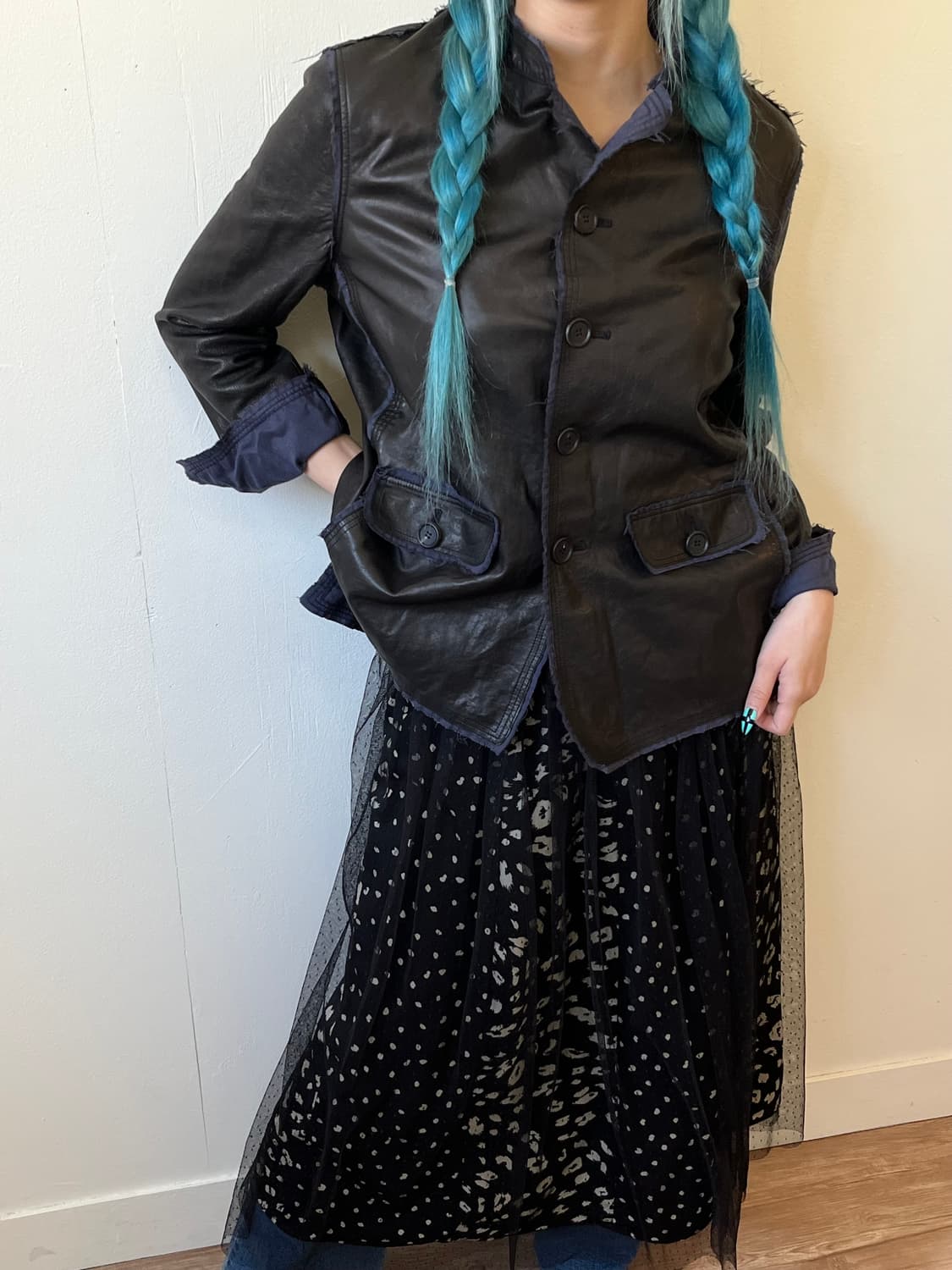 vis 도트 프릴 스커트 상품이미지6