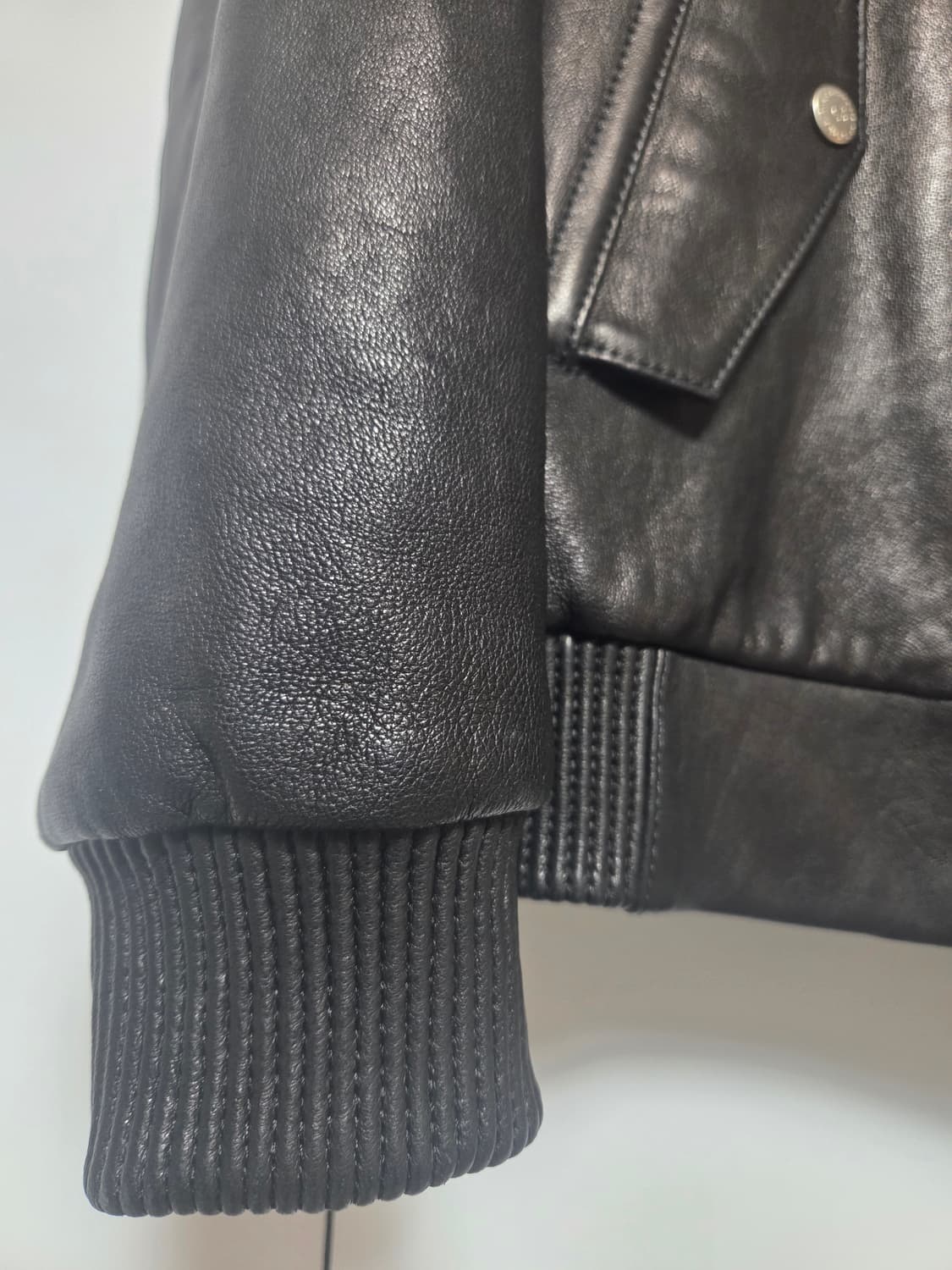 알레그리 올 레더 자켓 상태최상 a로고 상품이미지3