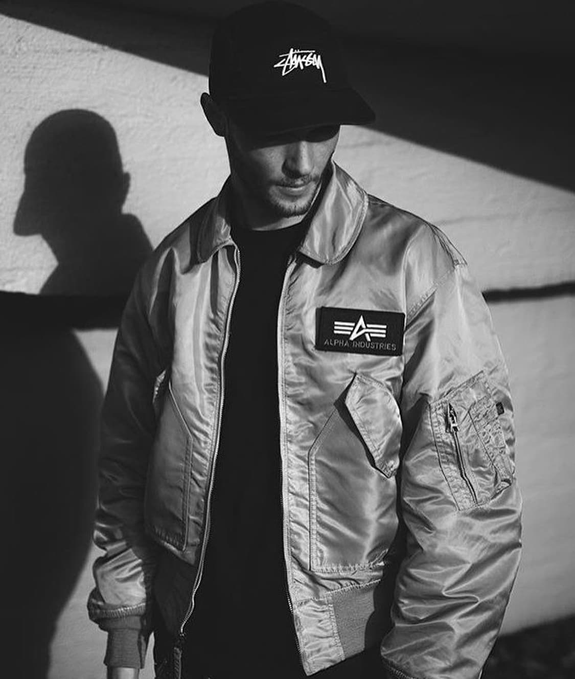 알파인더스트리 MA-1 플라이트  자켓 그레이 XL 상품이미지9